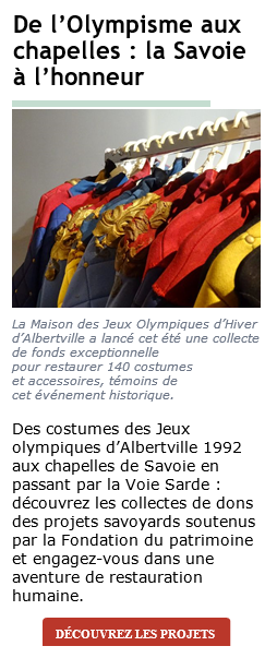 Newsletter département Savoie patrimoine - automne 2025