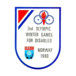 Logo des jeux paralympiques de Norvège 1980
