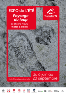Affiche exposition Paysage du loup